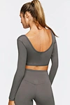 long sleeve crop top