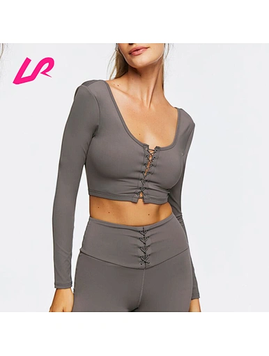 Our lace up crop top is the perfect balance of style and comfort. Made from high-quality materials, it's perfect for any occasion. Shop now and elevate your wardrobe.